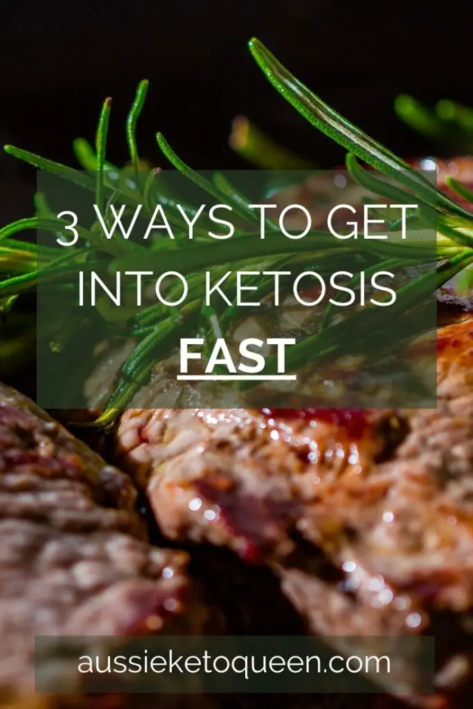 3 Ways to get into ketosis FAST - If you're stuck getting started or falling off the wagon, follow these 3 tips to get into ketosis FAST