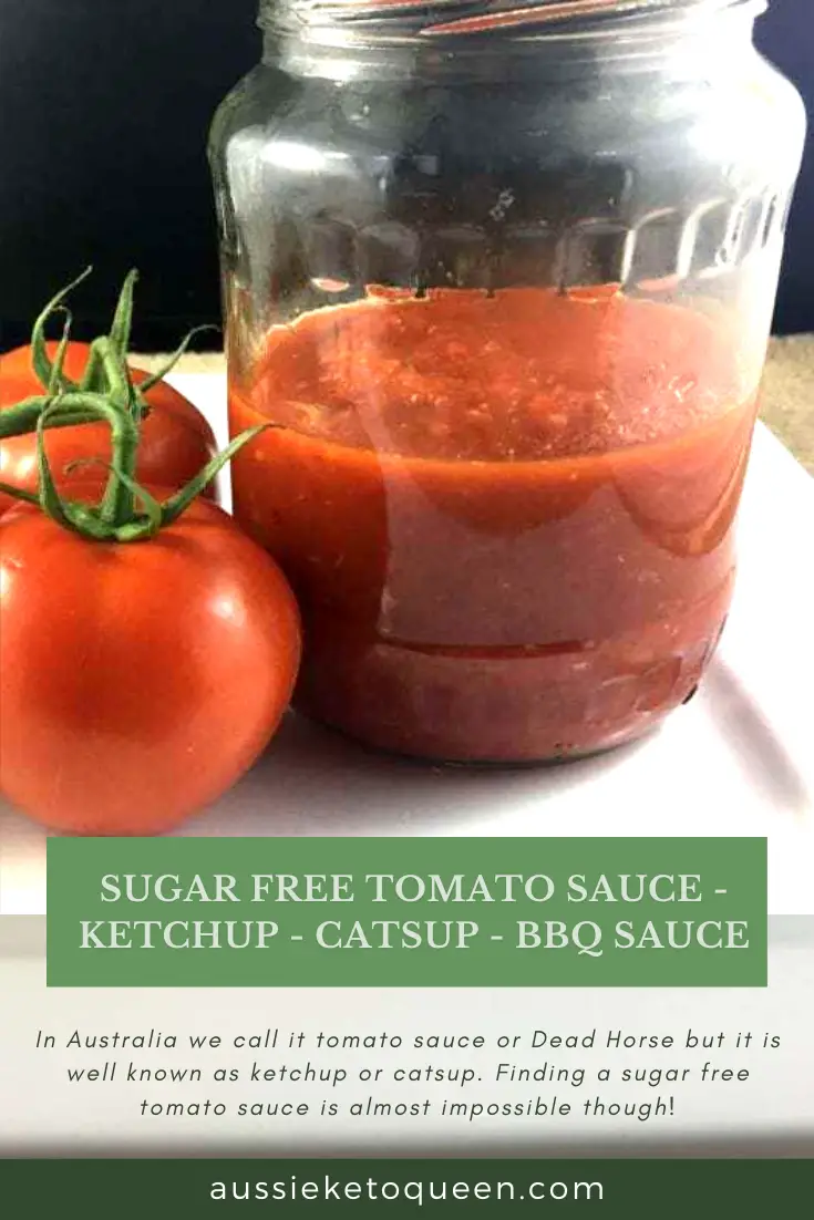 Sugar Free Tomato Sauce - Ketchup - Catsup - BBQ Sauce - Aussie Keto Queen