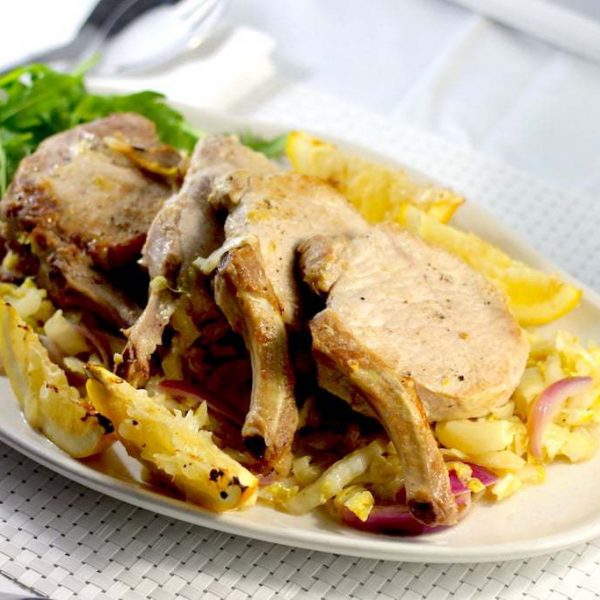 Keto Pork Chops with Cider & Cabbage by Aussie Keto Queen. The best friends of pork, apple and cabbage meet again in those low carb take on a family favourite. Keto Pork Chops #keto #ketogenicrecipes #ketogenicdiet #LCHF