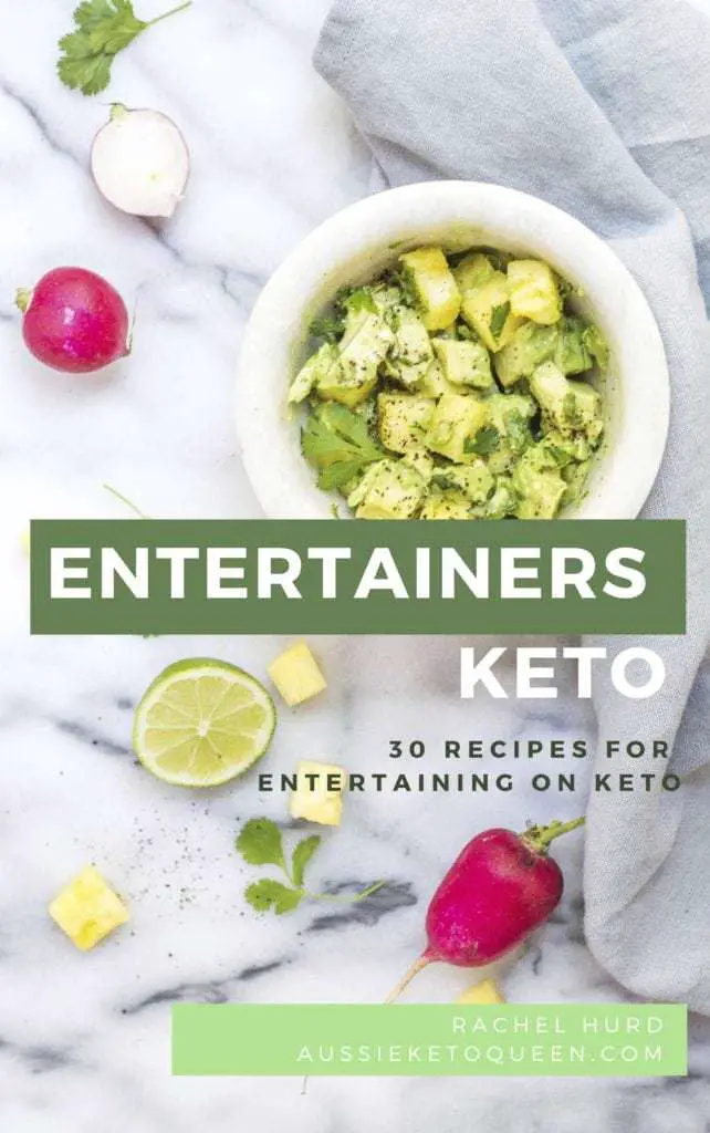 Entertainers Keto Cookbook Aussie Keto Queen (dragged)