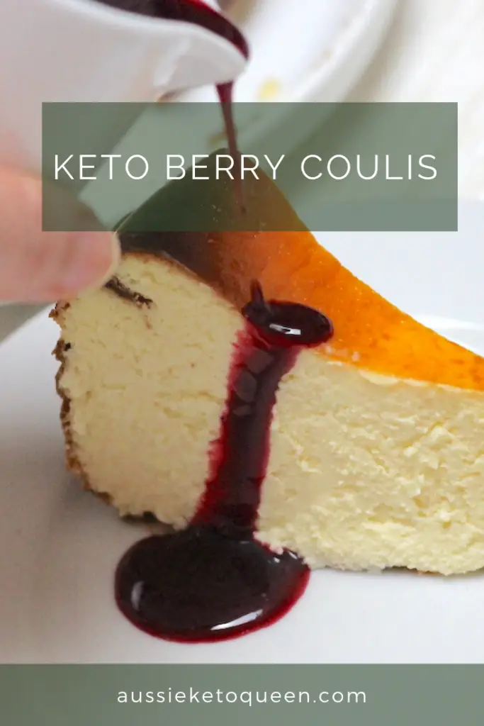 This sweet and tart Keto Berry Coulis uses any berries you have on hand, fresh or frozen, and is ready so quick. Make your keto desserts more exciting with this simple yet luscious sauce! 
