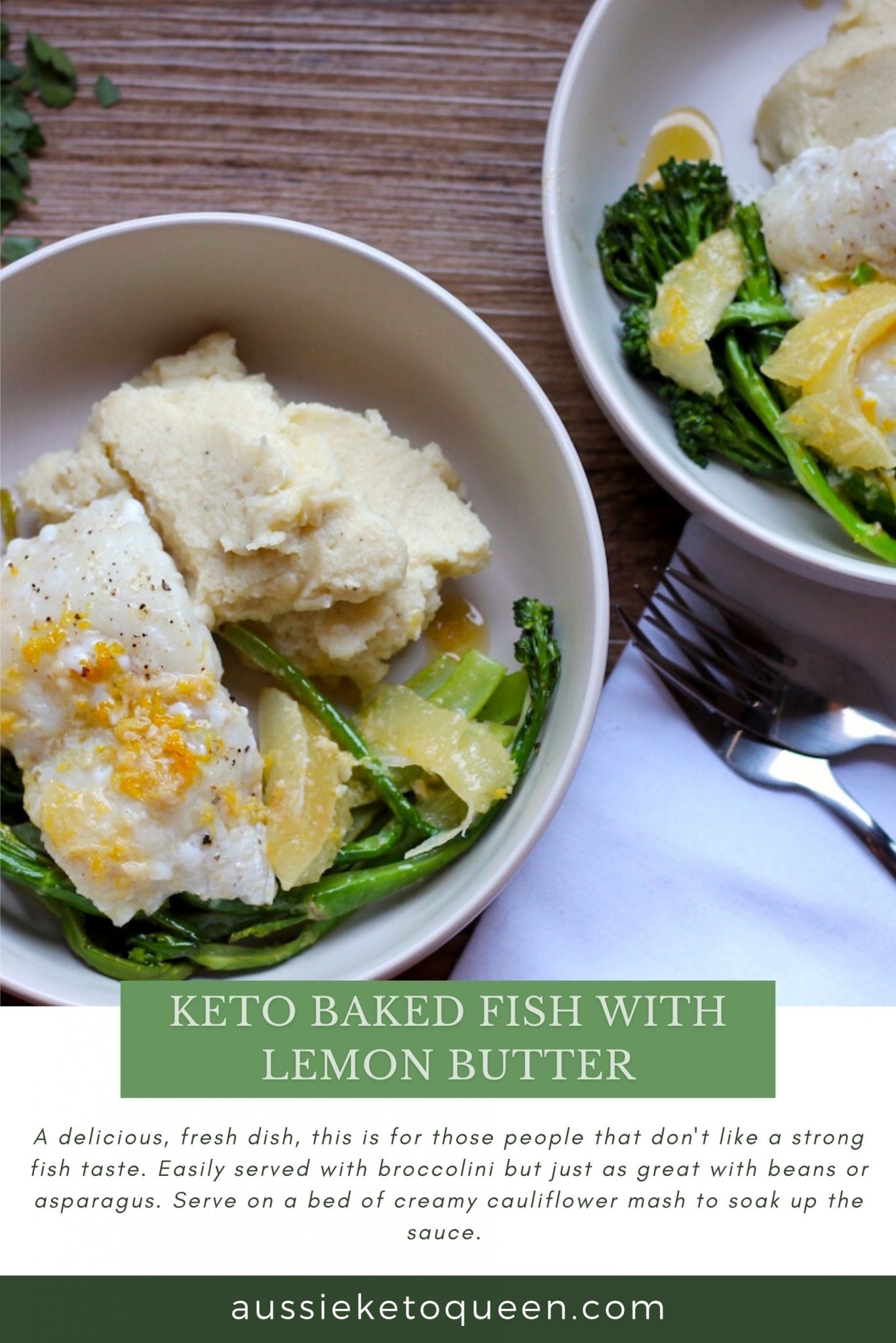 Keto Baked Fish with Lemon Butter - Aussie Keto Queen