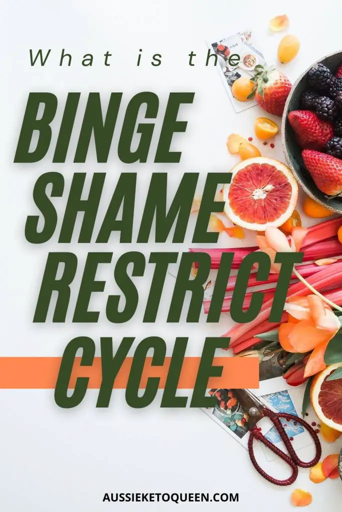 What is the Binge - Shame - Restrict Cycle? 