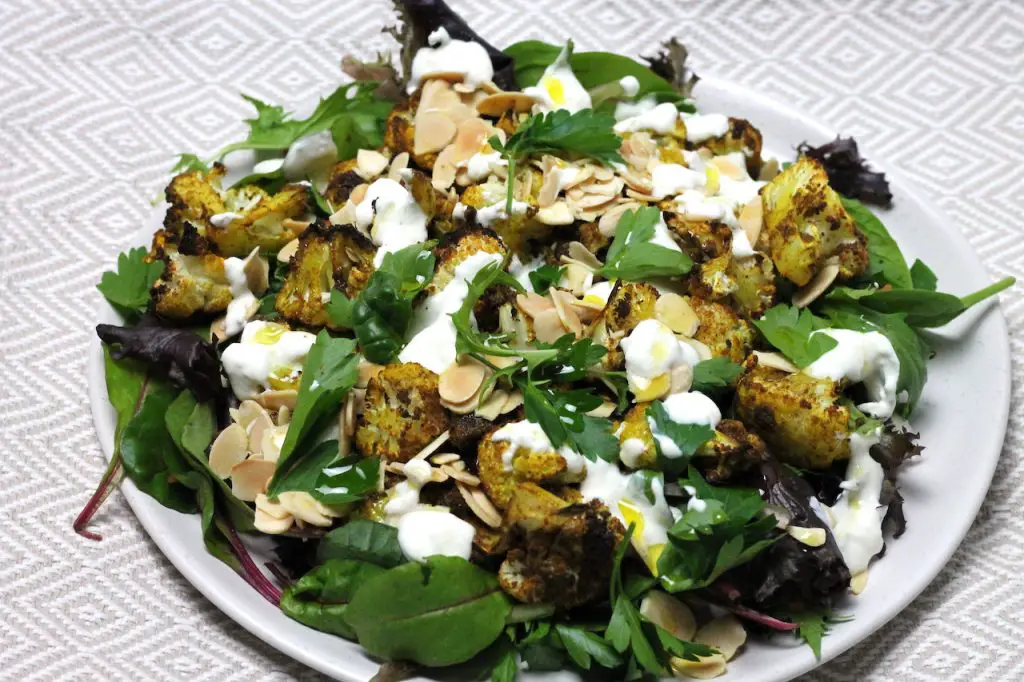 Keto Moroccan Cauliflower Salad