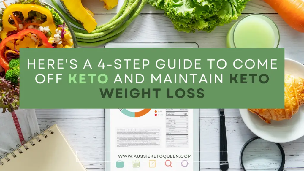 Life After Keto - Can You Stop Keto and Maintain Weight Loss 4 - Here's A 4-Step Guide To Come Off Keto And Maintain Keto Weight Loss