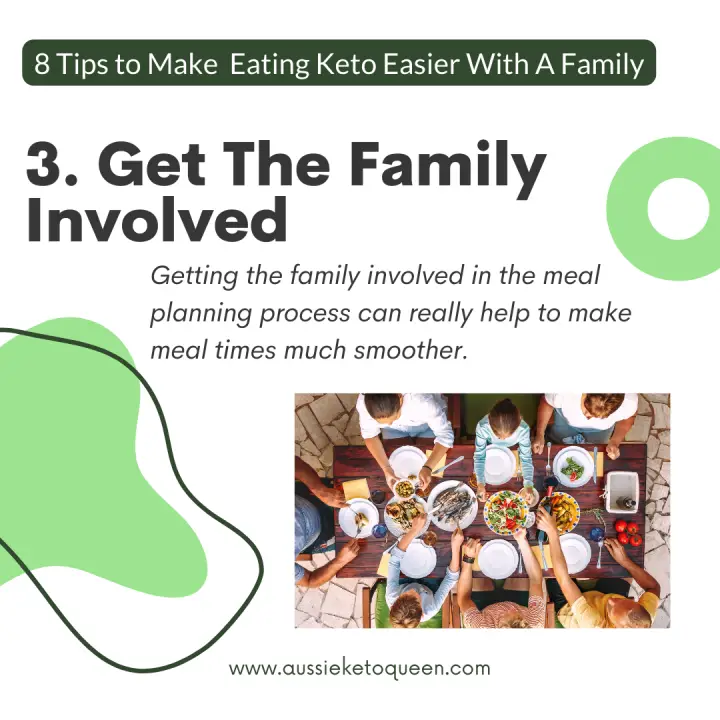 How to Eat Keto With A Family: 8 Tips to Make Eating Keto Easier With A Family - Get The Family Involved