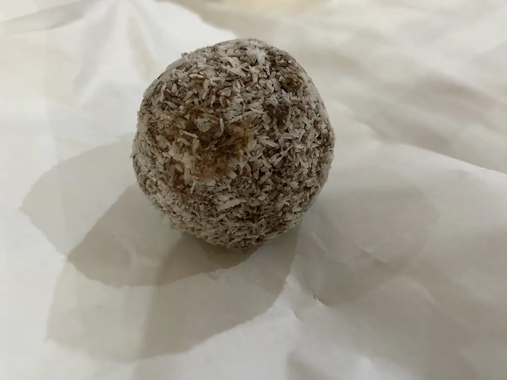 Keto Bounty Ball - yummy, very coco nutty and generous portion size