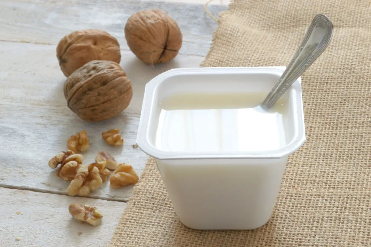 Plain Yogurt With Nuts
